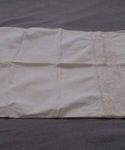 Χειροποίητη Μαξιλαροθήκη με δαντέλα 60 X 45 cm